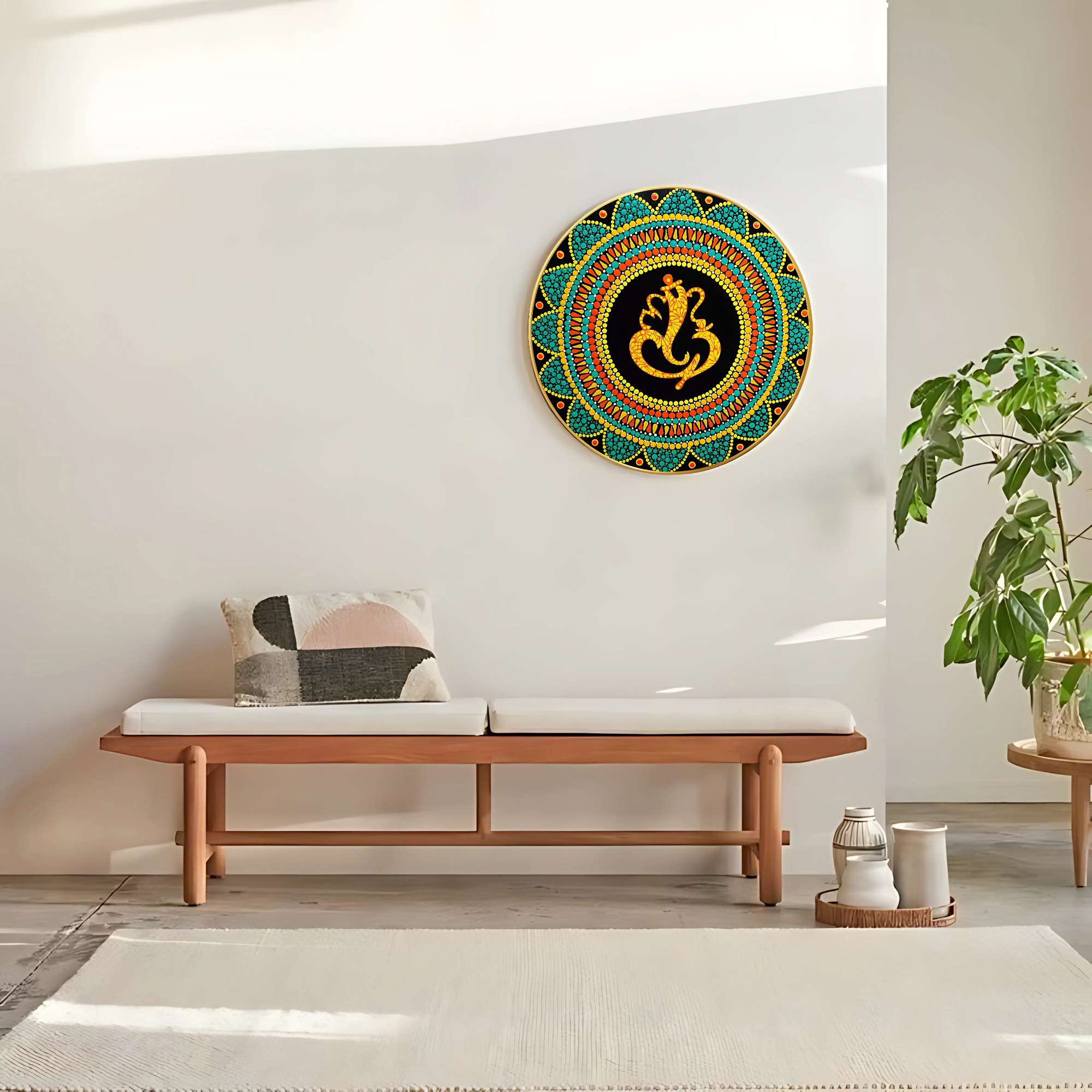 Round Wall Painting - Image 3