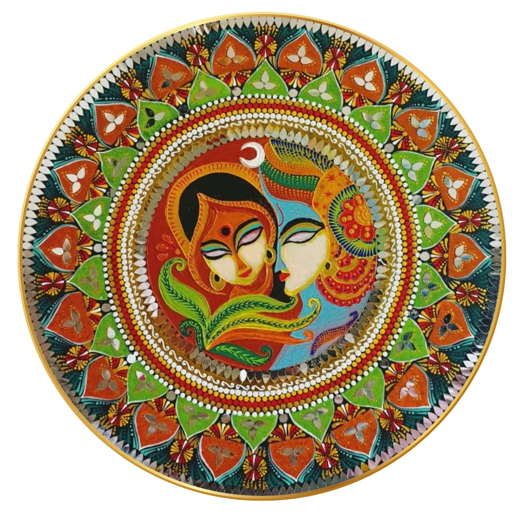 Round Wall Painting - Image 5
